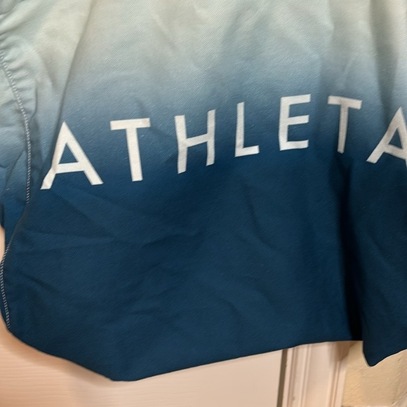 NEW! Athleta Canvas Blue Ombré Bag - Picture 2 of 5